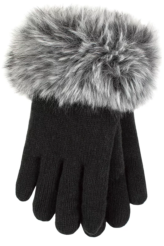 Womens 1 Pair SOCKSHOP Heat Holders Hollis Faux Fur Gloves