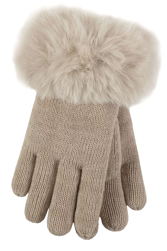 Womens 1 Pair SOCKSHOP Heat Holders Hollis Faux Fur Gloves