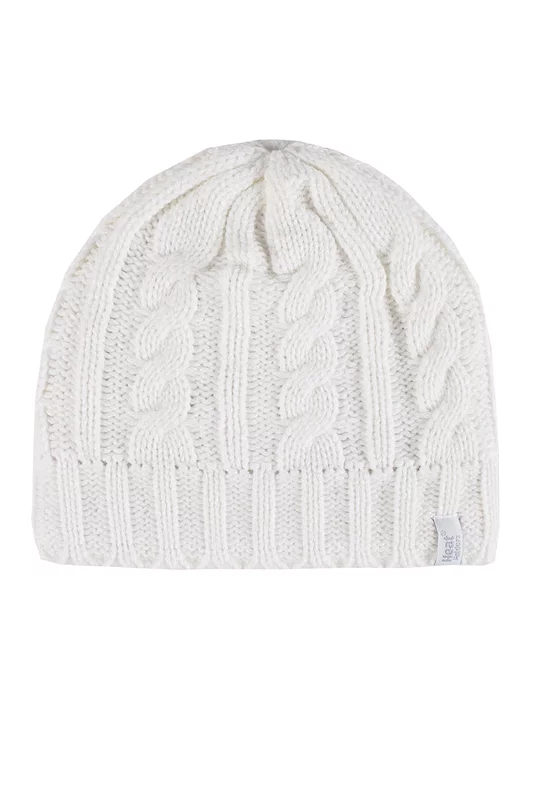 Women's 1 Pack Heat Holders 4.7 Tog Heatweaver Yarn Hat Cream