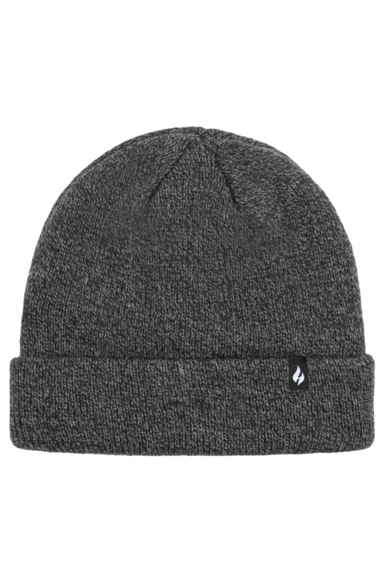 Mens 1 Pack Heat Holders Turn Over Cuff Thermal Hat