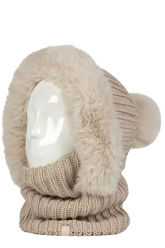 Women's 1 Pack SOCKSHOP Heat Holders Nikita Faux Fur Snood