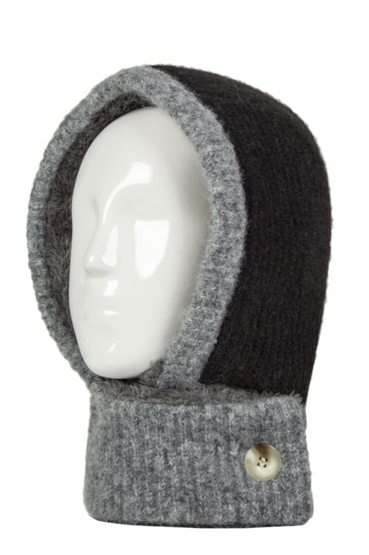 Women's 1 Pack SOCKSHOP Heat Holders Fern Button Snood