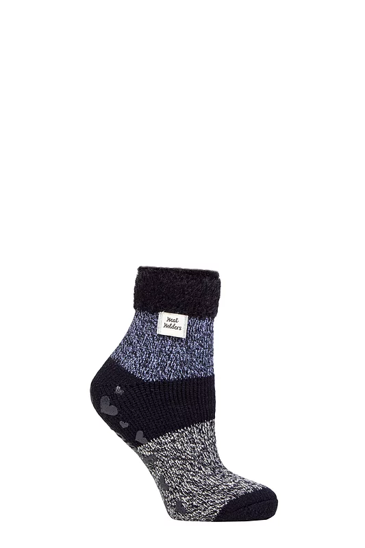 Women's 1 Pair Heat Holders Lounge Feather Turn Over Cuff Socks