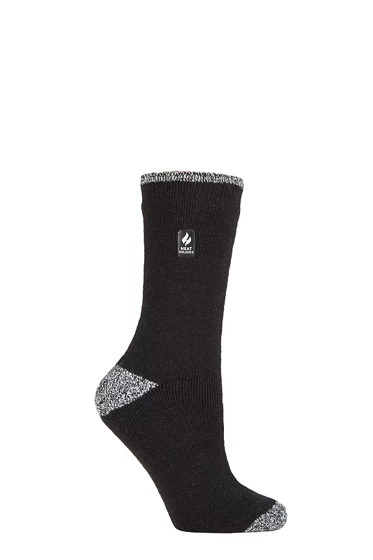 Women's 1 Pair SOCKSHOP Heat Holders 2.3 TOG Patterned Thermal Socks