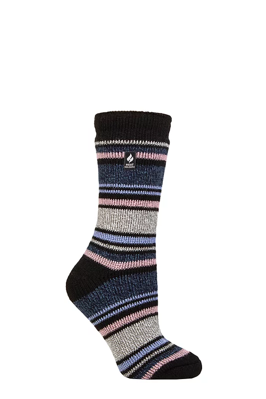 Women's 1 Pair SOCKSHOP Heat Holders 2.3 TOG Patterned Thermal Socks