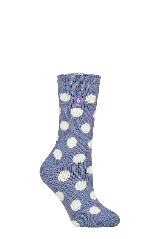 Women's 1 Pair SOCKSHOP Heat Holders 2.3 TOG Patterned Thermal Socks