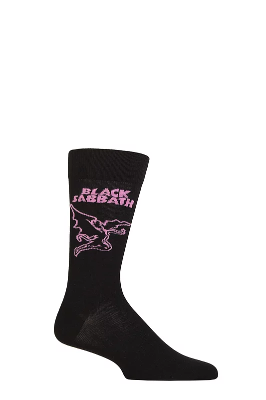 SOCKSHOP Music Collection 1 Pair Black Sabbath Cotton Socks