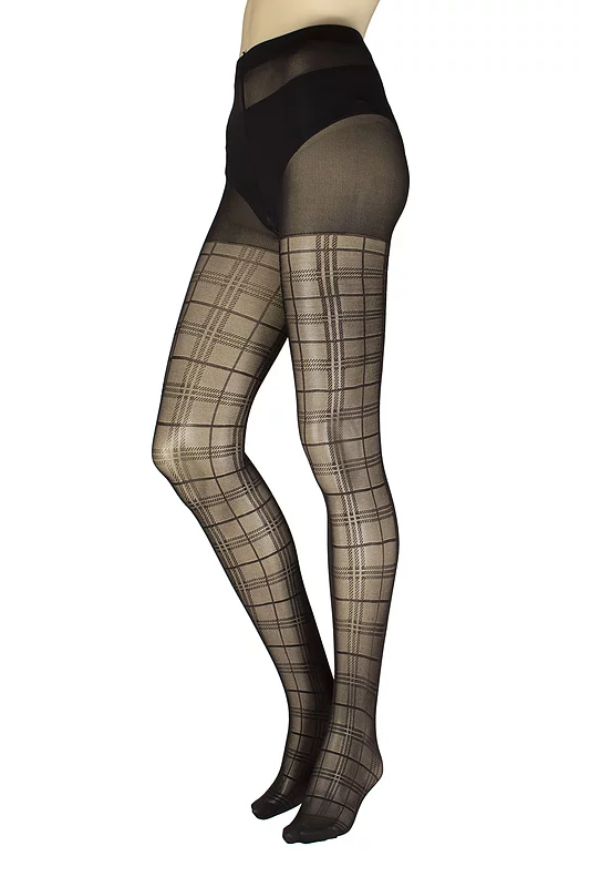 Women's 1 Pair Charnos Plaid Tights