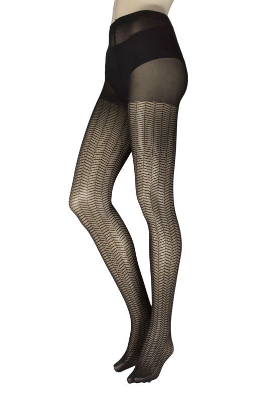 Womens 1 Pair Charnos Chevron Tights