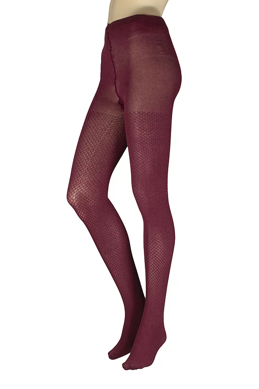 Women's 1 Pair Charnos Textured Cotton Tights