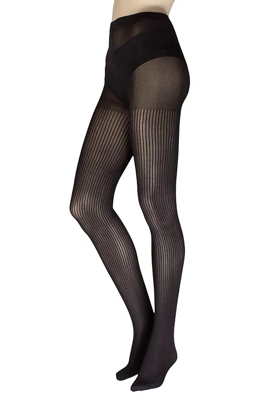 Women's 1 Pair Charnos Fashion Ribbed Tights