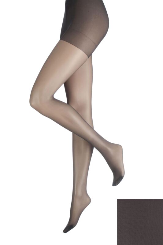 Women's 1 Pair Charnos 10 Denier Run Resist Tights