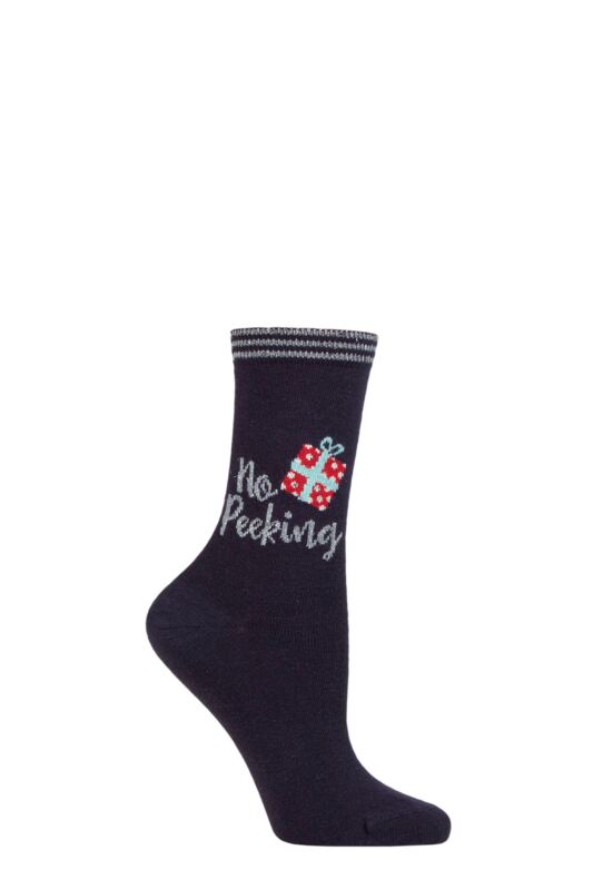 Women's 1 Pair Charnos No Peeking Socks