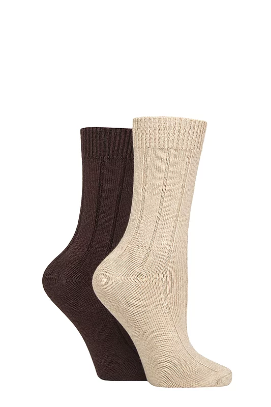 Women's 2 Pair Charnos Cosy Bamboo Socks