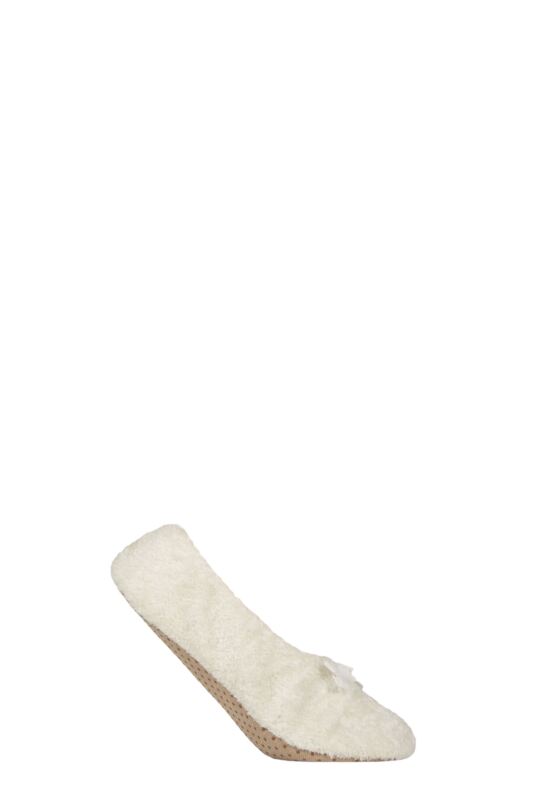 Women's 1 Pair Charnos Chenille Slippers with Bow