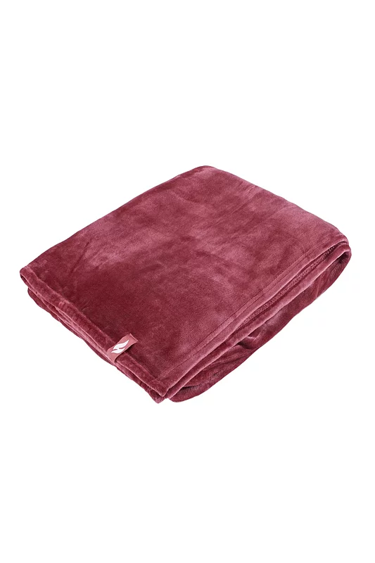 SOCKSHOP Heat Holders Snuggle Up Thermal Blanket Cherry 180 x 200cm