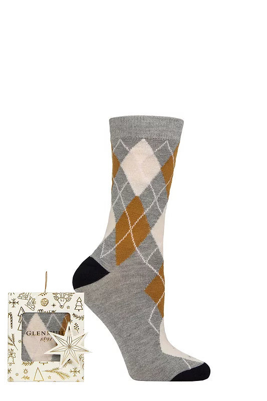 Women's 1 Pair Glenmuir Bamboo Hanging Gift Boxed Socks