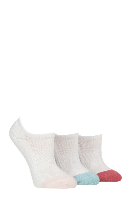Women's 3 Pair Glenmuir Bamboo Sports Shoe Liners