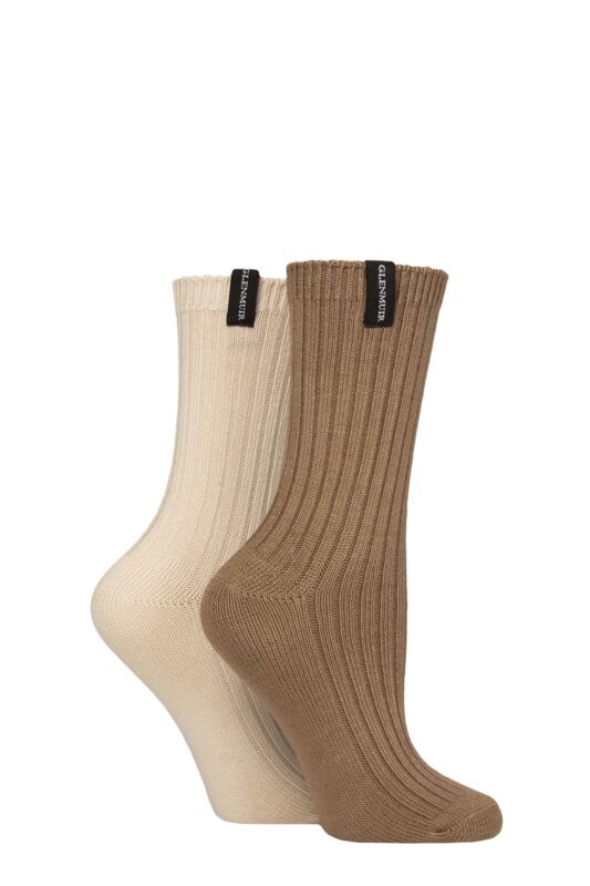 Women's 2 Pair Glenmuir Light Cushioned Bamboo Boot Socks