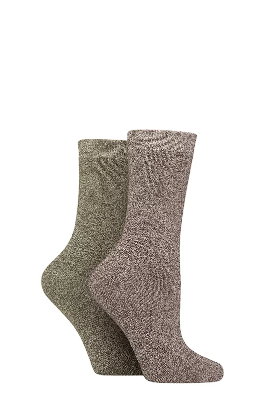 Women's 2 Pair Glenmuir Bamboo Cushioned Boot Socks