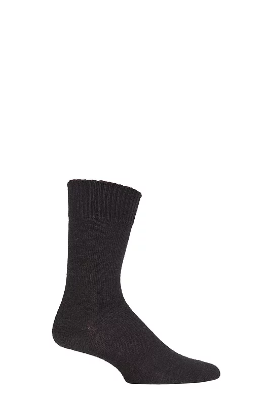Mens and Women's 1 Pair SOCKSHOP of London Plain Alpaca Socks