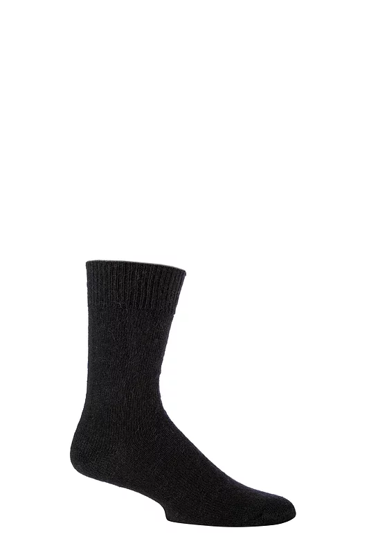 Mens and Women's 1 Pair SOCKSHOP of London Mohair Plain Knit True Socks