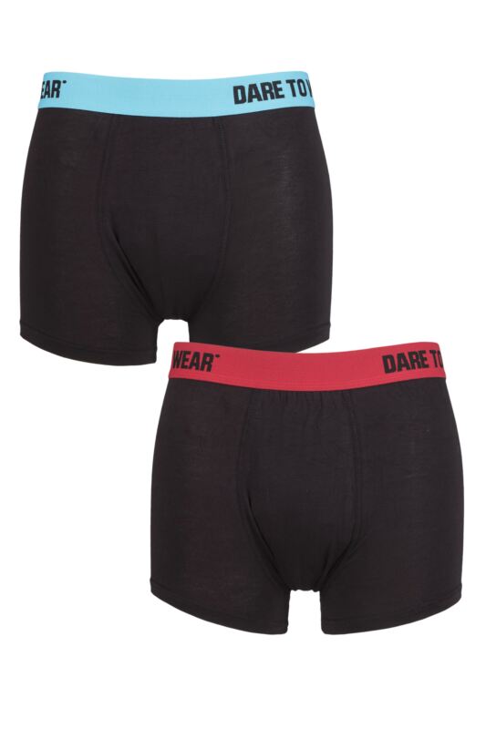 <div class="font-weight-bold">Dare To Wear</div>Mens Bamboo Trunks 2-Pack