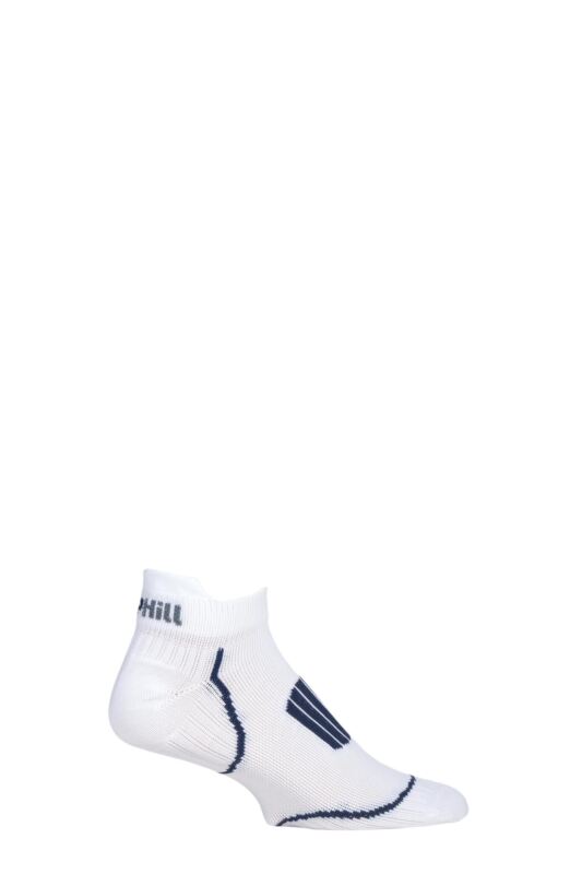 UpHill Sport 1 Pair Made in Finland Extra Fit Low Trainer Socks White 3-5 Unisex