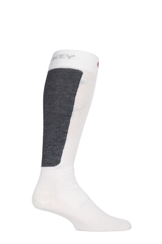 UpHill Sport 1 Pair Made in Finland 3 Layer Ice Hockey Socks Off White 3-5 Unisex