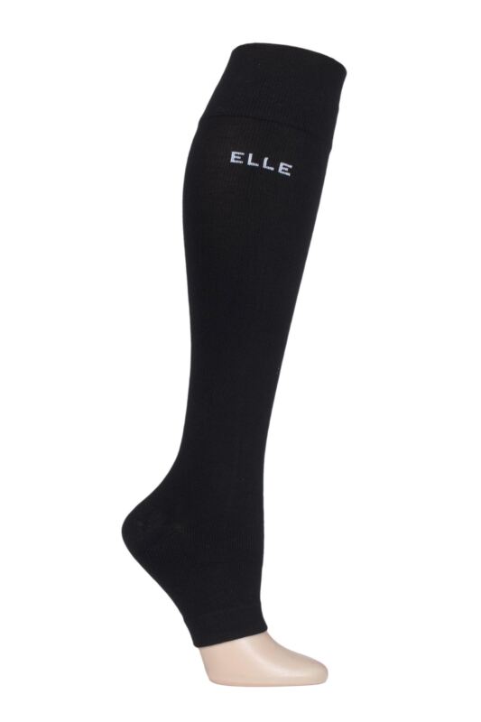Women's 1 Pair Elle Milk Compression Open Toe Socks