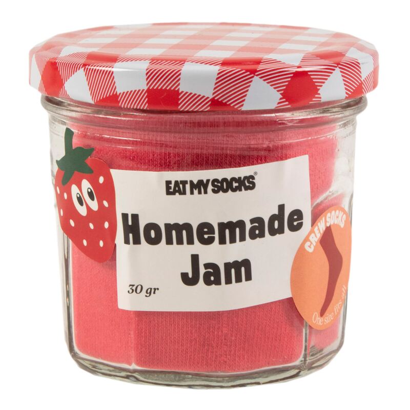 EAT MY SOCKS 1 Pair Homemade Jam Cotton Socks