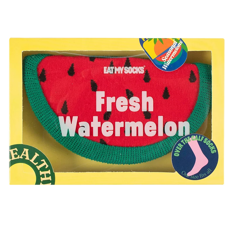 EAT MY SOCKS 1 Pair Fresh Watermelon Cotton Socks