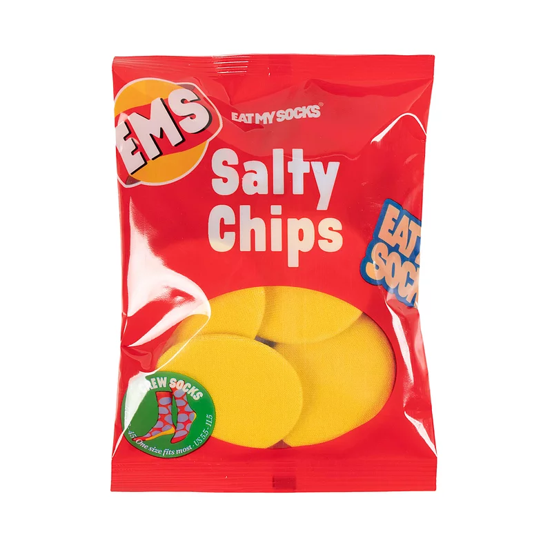 EAT MY SOCKS 1 Pair Salty Crisps Cotton Socks