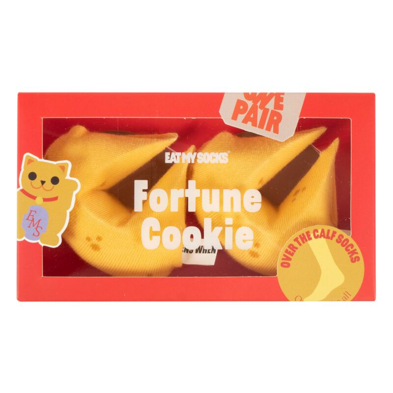 EAT MY SOCKS 1 Pair Fortune Cookie Cotton Socks
