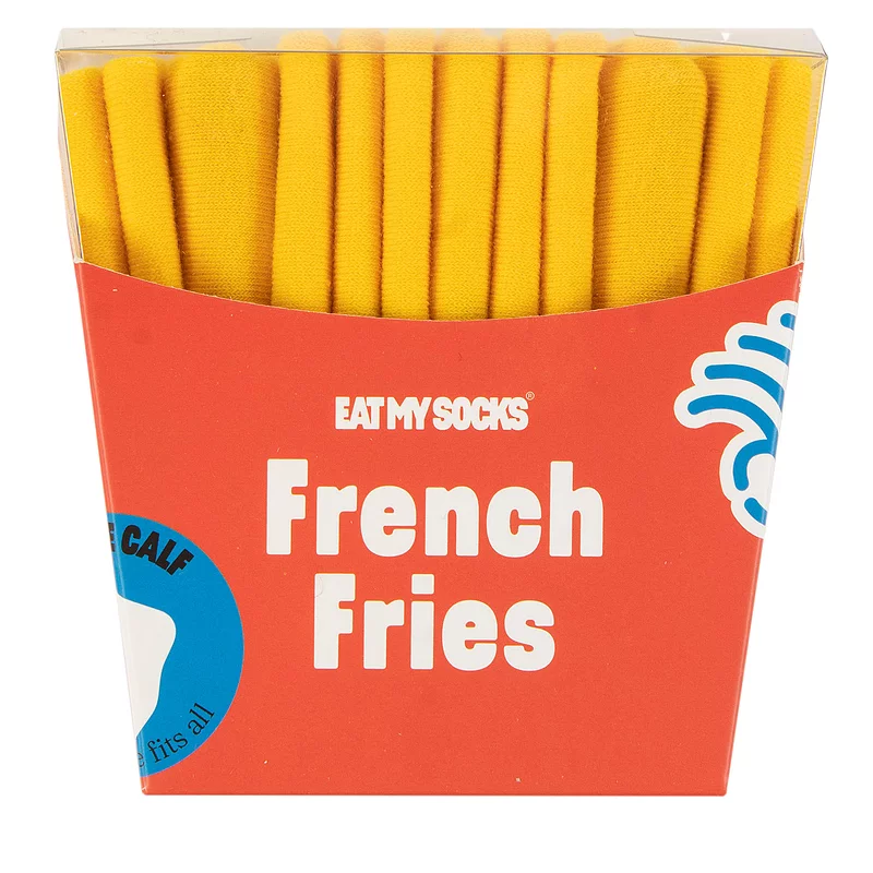 EAT MY SOCKS 1 Pair French Fries Cotton Socks