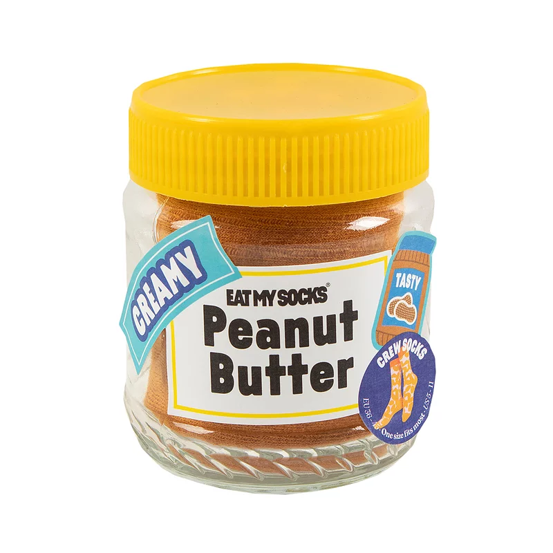 EAT MY SOCKS 1 Pair Peanut Butter Cotton Socks