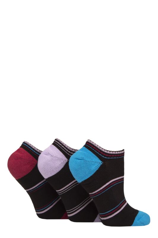 Women's 3 Pair Pringle Johanne Cushion Trainer Socks