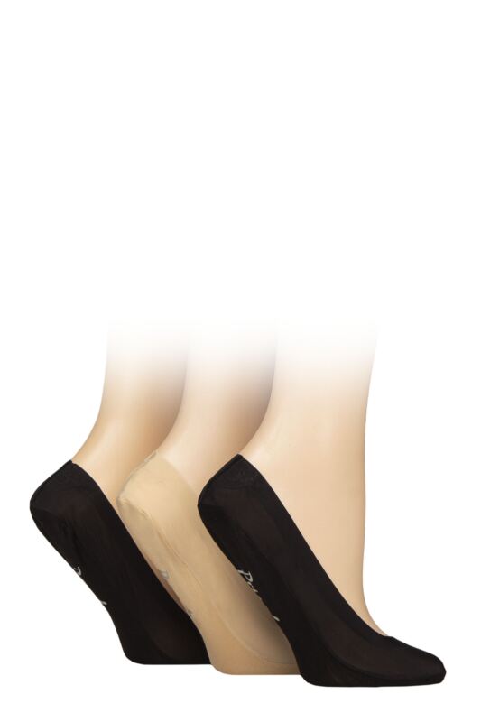 Women's 3 Pair Pringle Super Soft No Show Shoe Liners