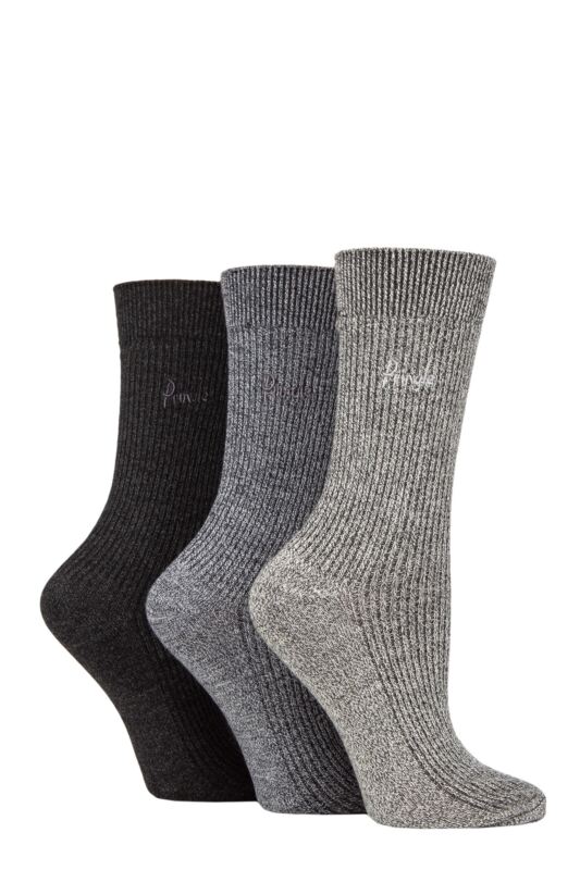 Women's 3 Pair Pringle Bamboo Leisure Socks