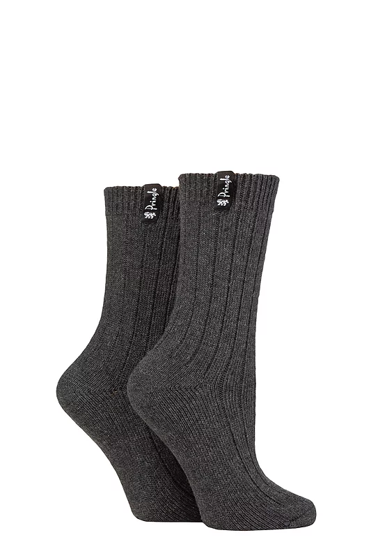 Women's 2 Pair Pringle Classic Boot Socks
