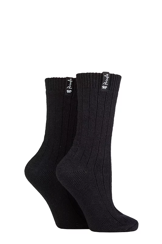 Women's 2 Pair Pringle Classic Boot Socks