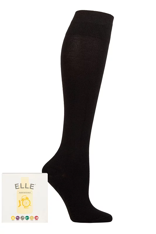 Women's 1 Pair Elle Milk Socks with Massage Sole