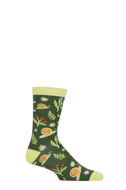 1 Pair Shared Earth Bamboo Snails Socks