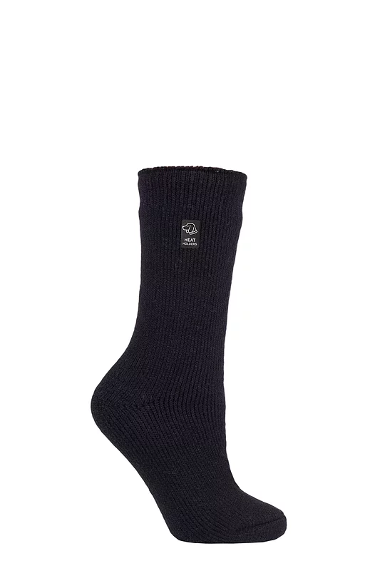 Women's 1 Pair SOCKSHOP Heat Holders Outdoor 2.3 TOG Plain Dog Walking Socks