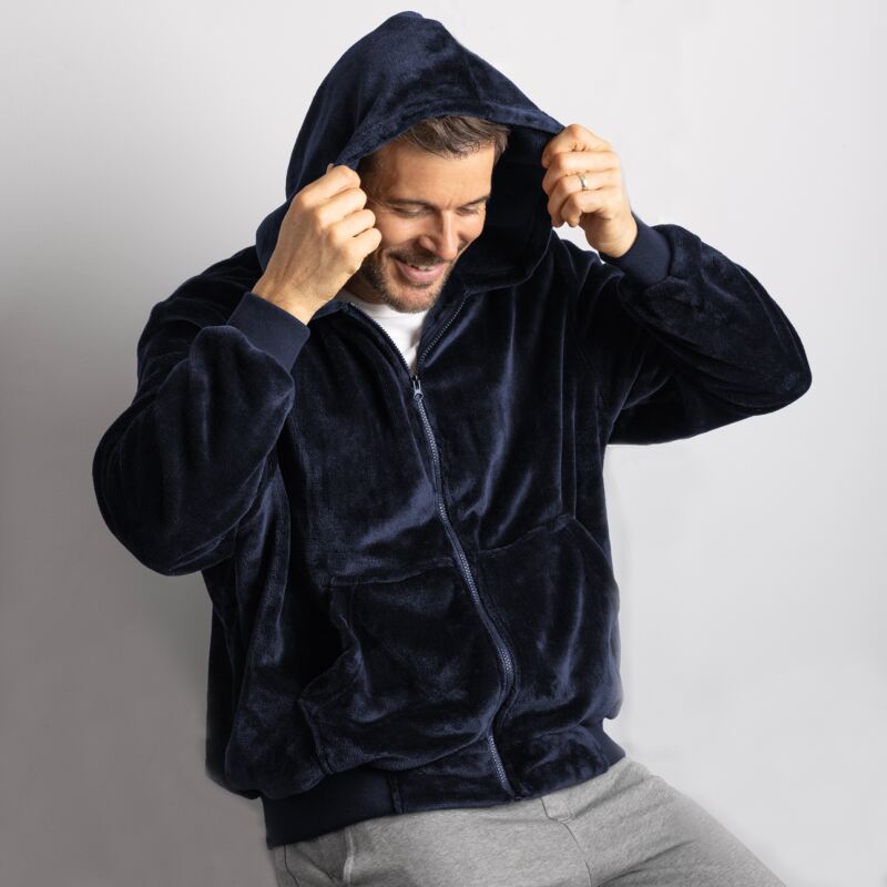 Mens 1 Pack Heat Holders Lounge Hoodie