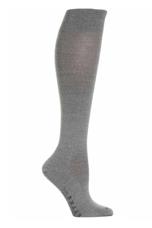 Women's 1 Pair Falke Sensitive Berlin Merino Wool Left And Right Knee High Socks