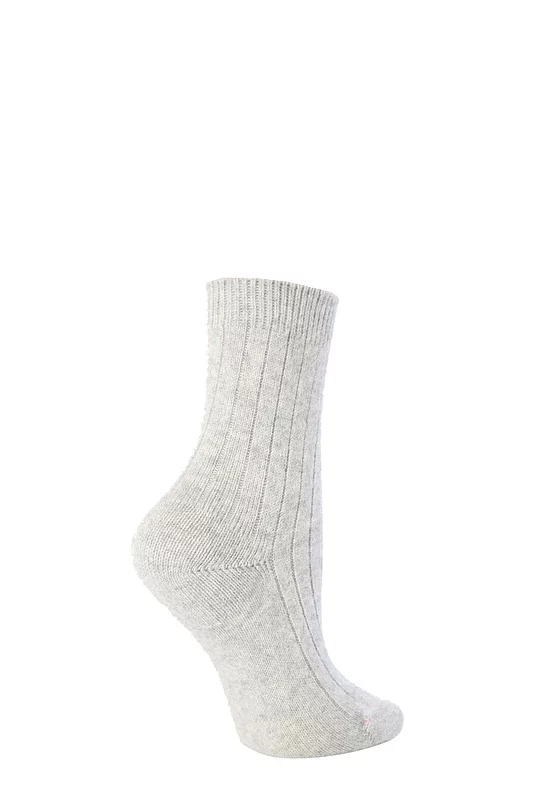 Women's 1 Pair Pantherella 85% Cashmere Rib Socks
