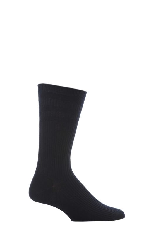 Mens 1 Pair HJ Hall Original Cotton Softop Socks