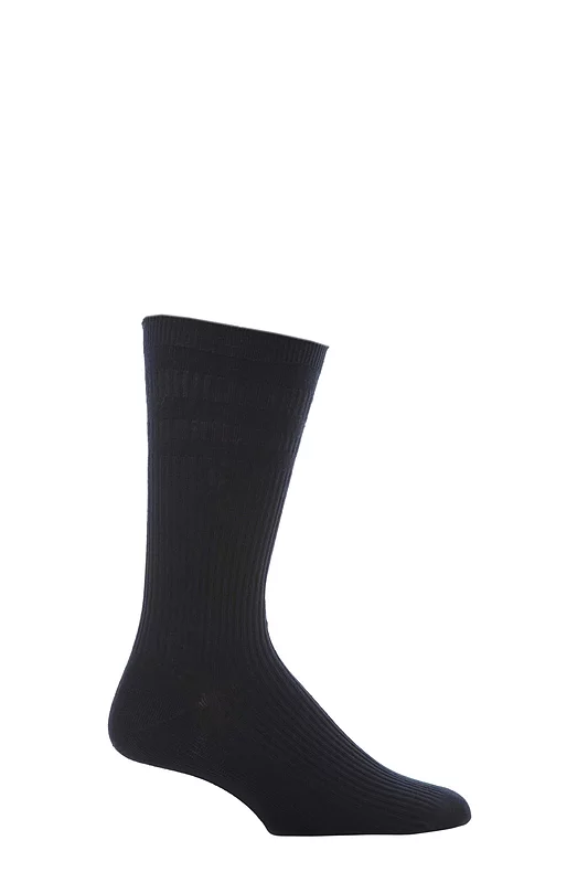 Mens 1 Pair HJ Hall Original Cotton Softop Socks