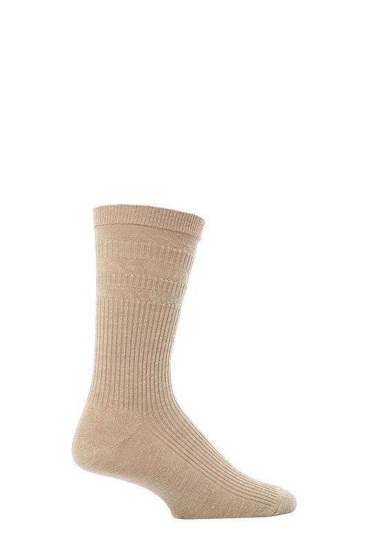 Mens 1 Pair HJ Hall Original Wool Softop Socks